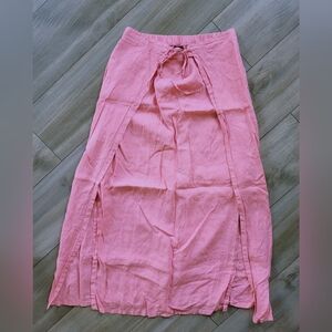 100% Linen Maxi Skirt